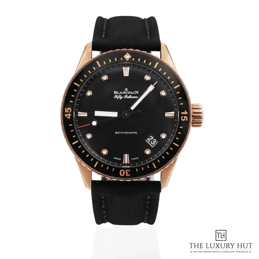 Blancpain Fifty Fathoms Bathyscaphe Gold Black Dial