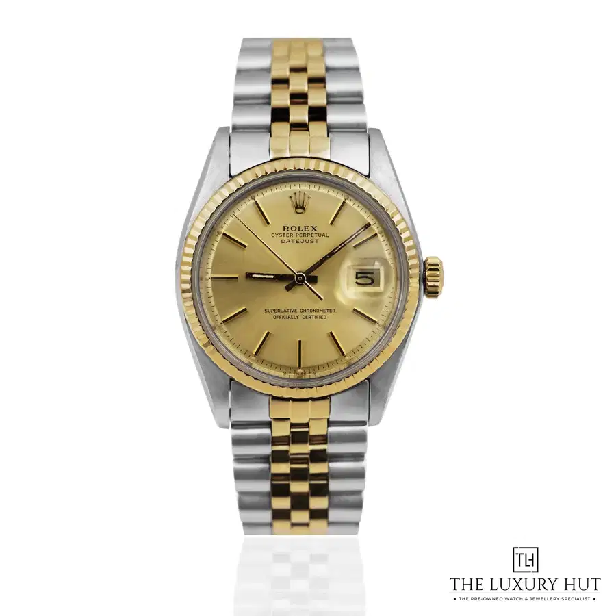 Rolex Datejust 36mm Steel Yellow Gold Champagne 1601