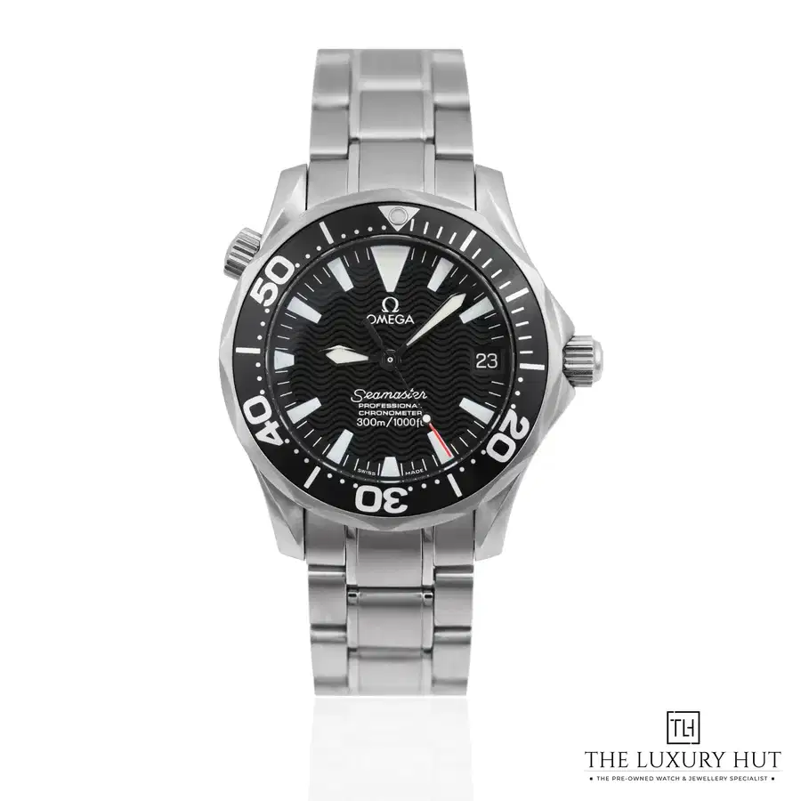 Omega Seamaster Diver 300M Steel Wave Pattern Dial