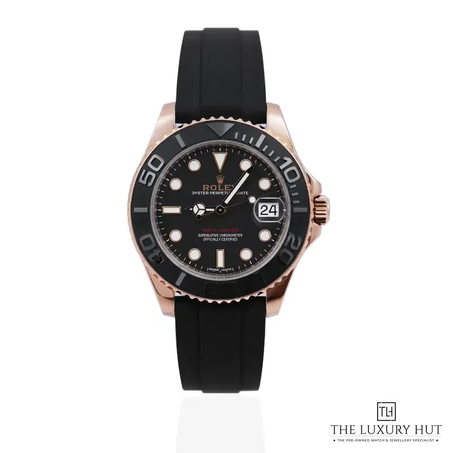Rolex Yacht Master 37 Gold Intense Black 268655
