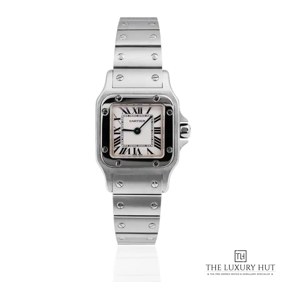 Cartier Santos Galbee Steel Ivory Dial 1565