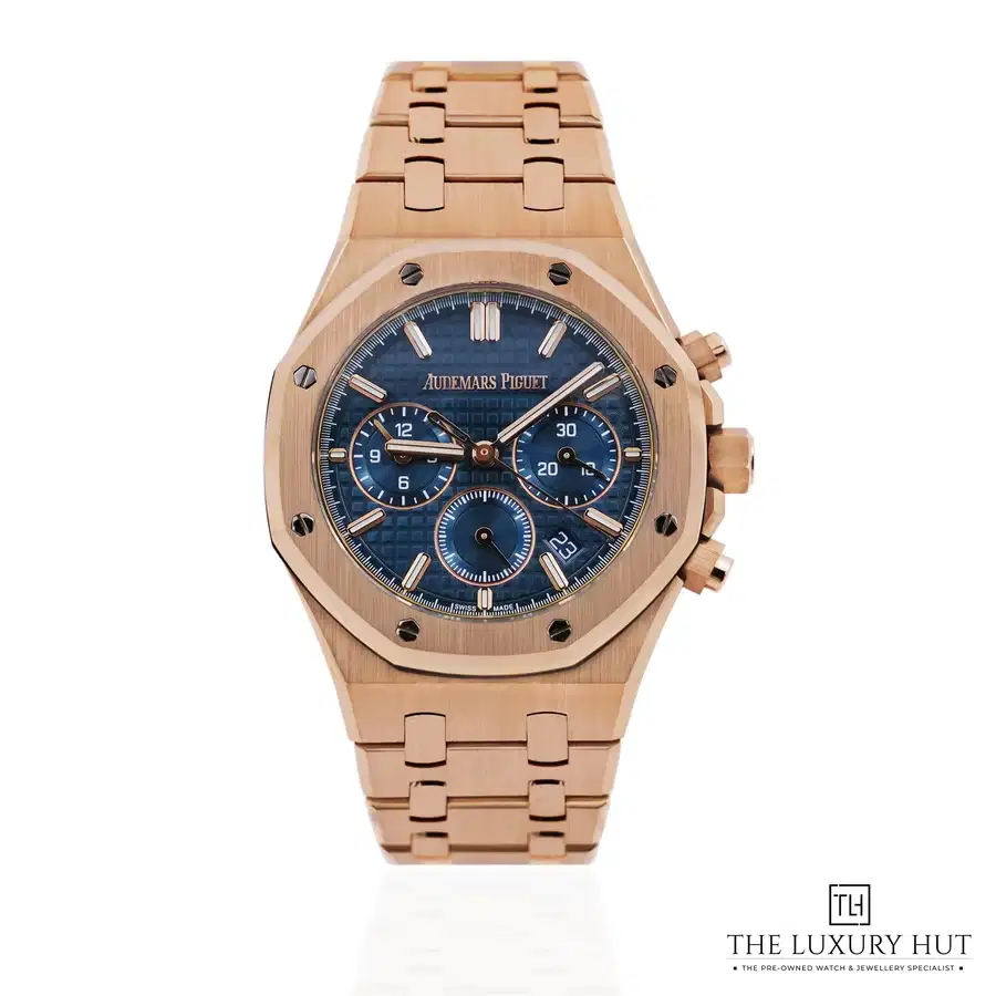 Audemars Piguet Royal Oak Rose Gold Blue Dial