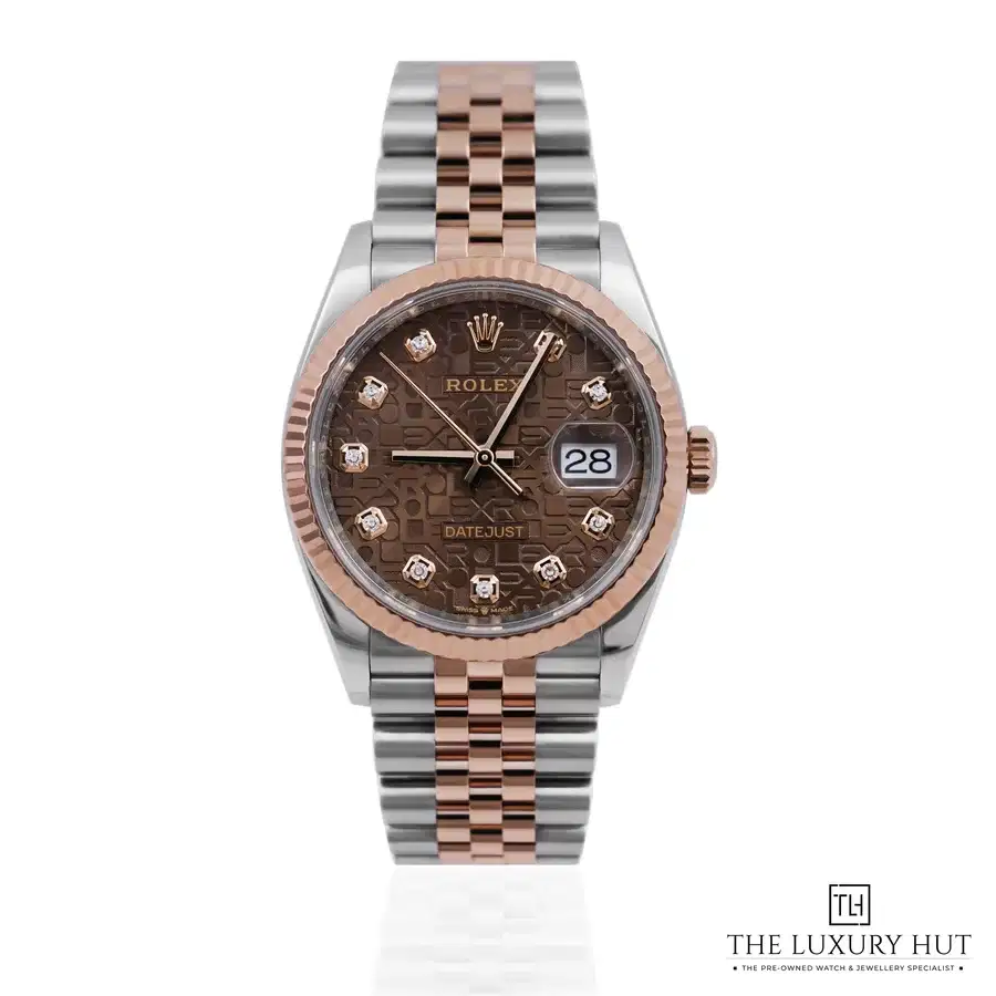 Rolex Datejust 36 Chocolate Motif Diamond 126231