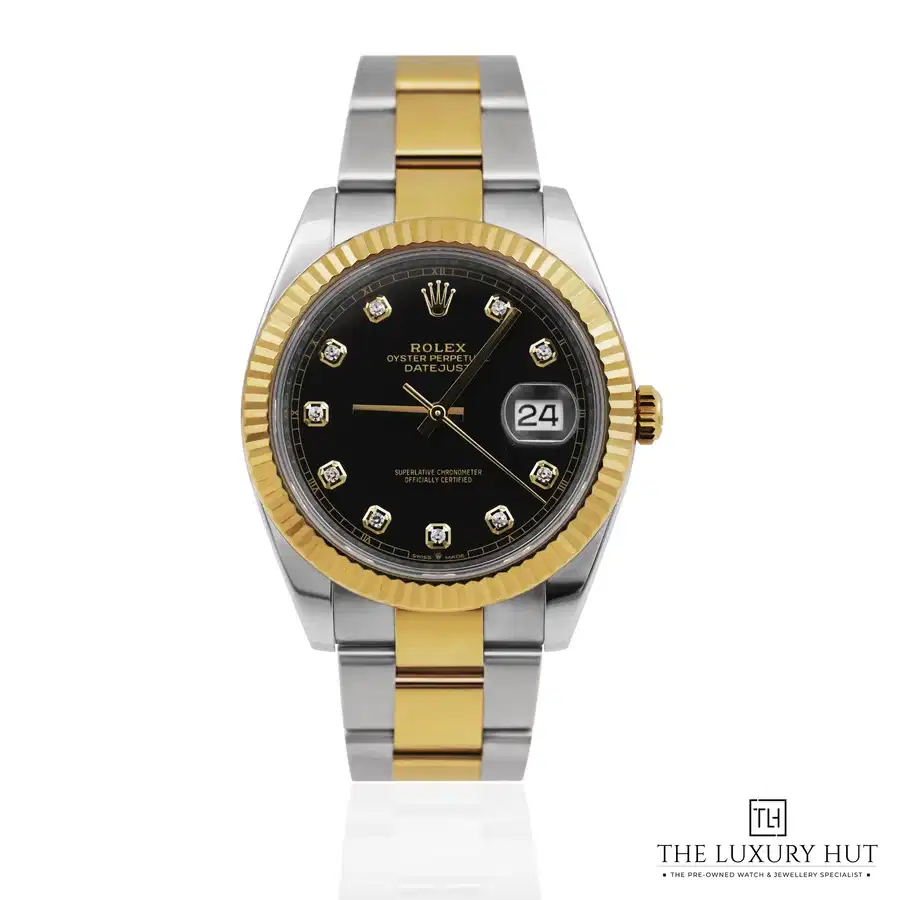 Rolex Datejust 41 Steel Gold Diamond Dial 126333