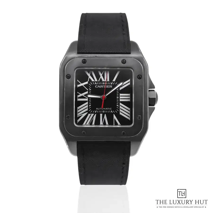 Cartier Santos 100 Steel ADLC 41 3mm Black Dial WSSA0006