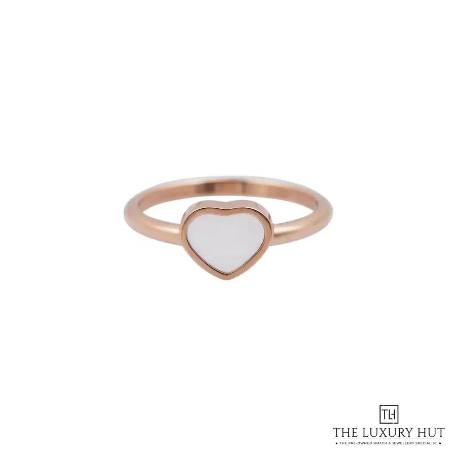 Chopard My Happy Hearts Rose Gold MOP Ring 82A086 5309