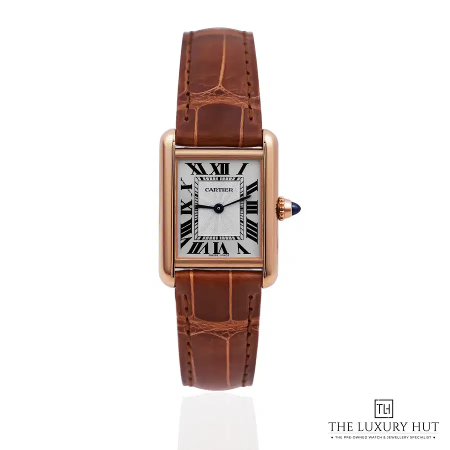 Cartier Tank Louis Cartier 18ct Rose Gold Silver WGTA0010