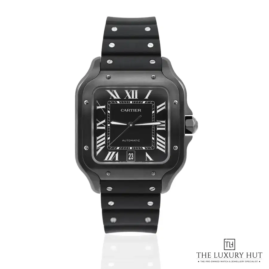 Cartier Santos De Cartier Large ADLC 39 8mm Black WSSA0039