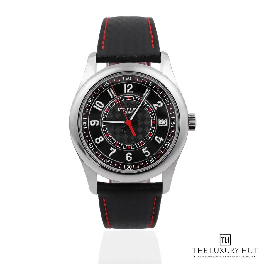 Patek Philippe Calatrava Gold Black Carbon Motif 6007G 010