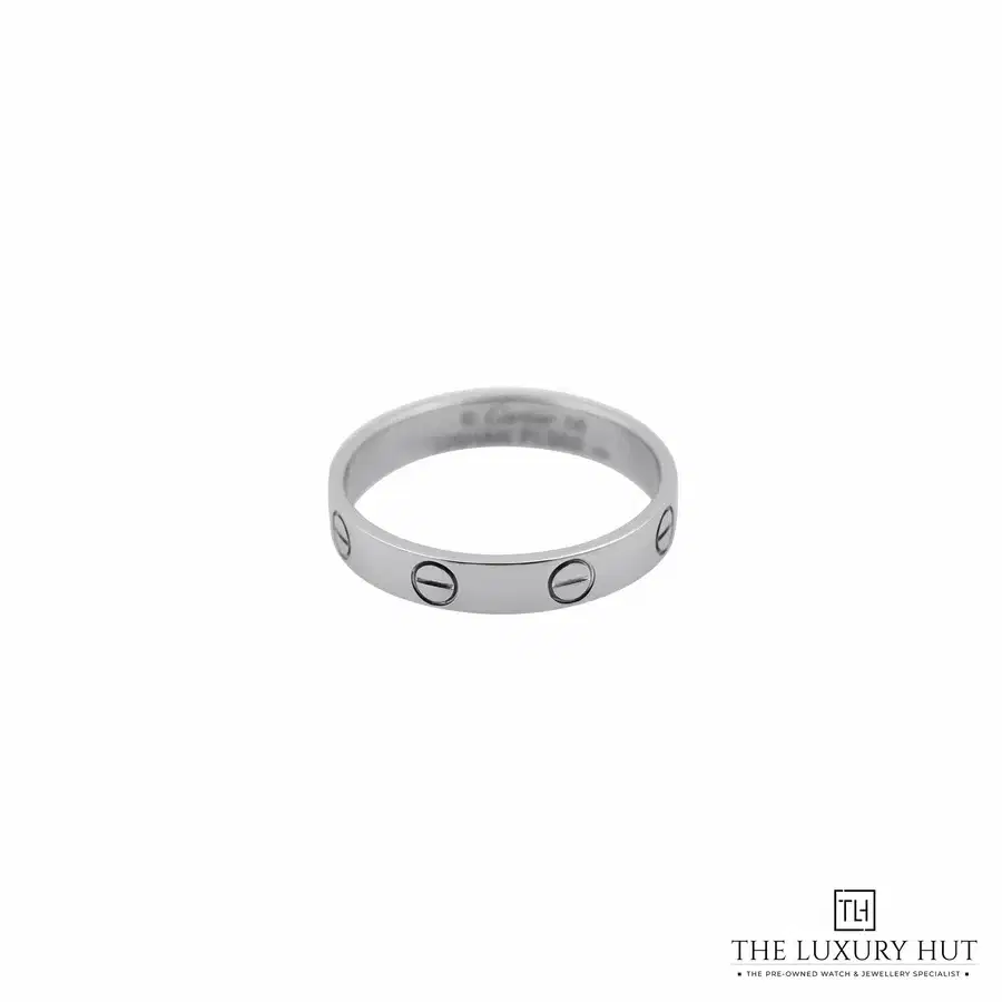 Cartier LOVE Small Platinum Wedding Band Size 56