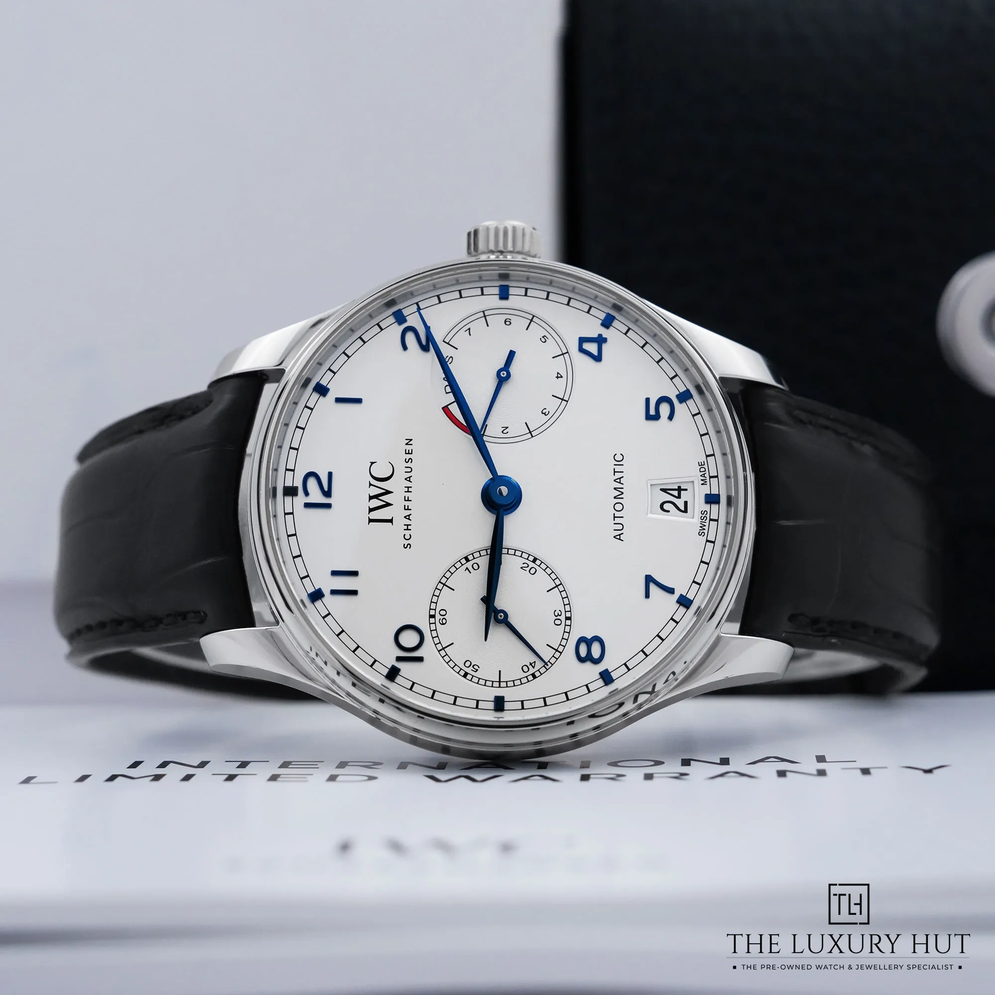 2026 09 5eec7742 fa3a 402a aa55 665199159975IWC Portugieser Stainless Steel Silver Plated Dial 53424 cc jpg webp