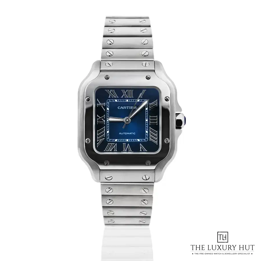Cartier Santos De Cartier Medium 35 1 Blue Roman WSSA0063