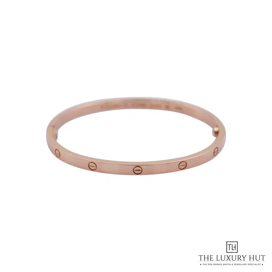 Cartier 18ct Rose Gold LOVE Bangle Small Model Size 16