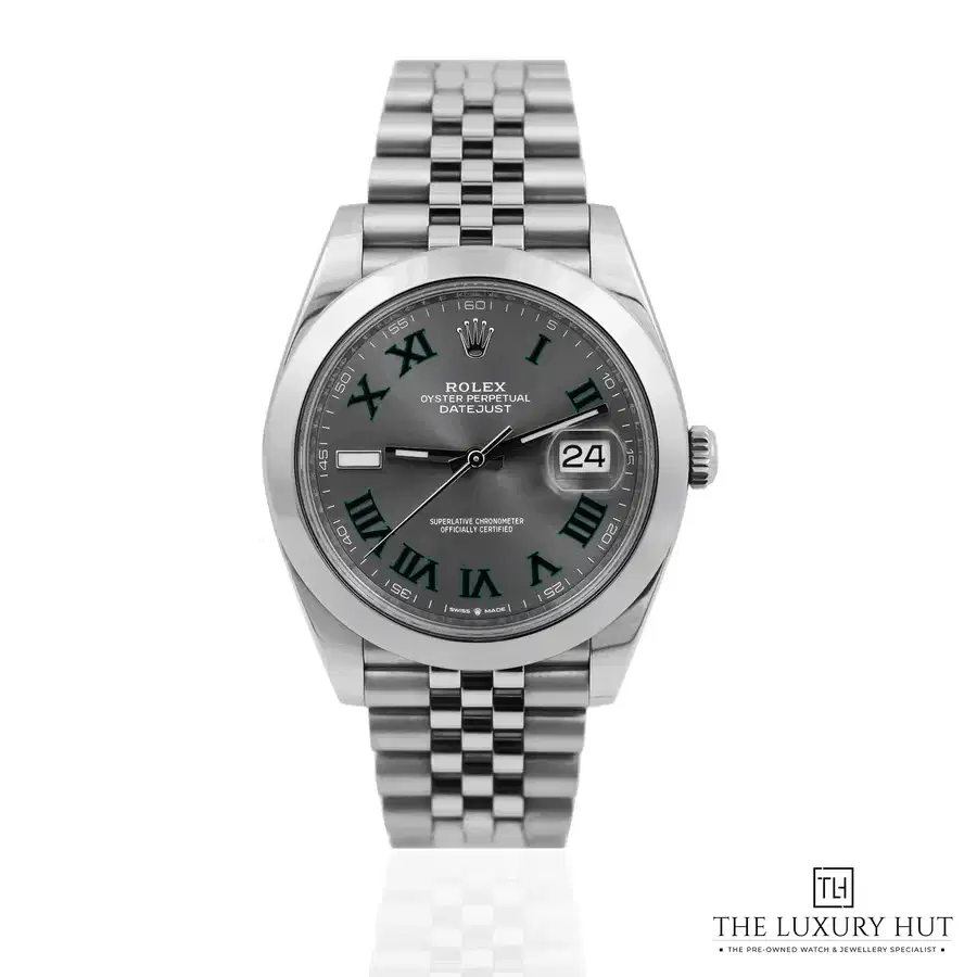 Rolex Datejust 41 Steel Grey Wimbledon Dial 126300