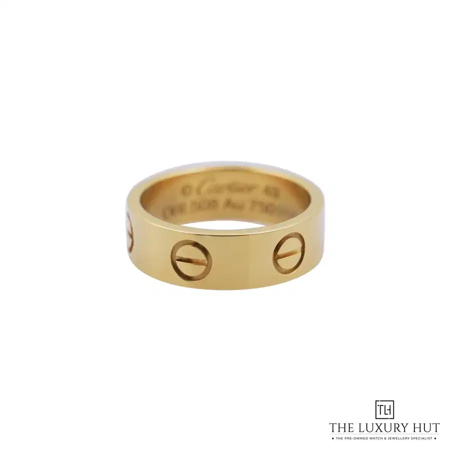 Cartier 18ct Gold Classic Love Ring Size 49