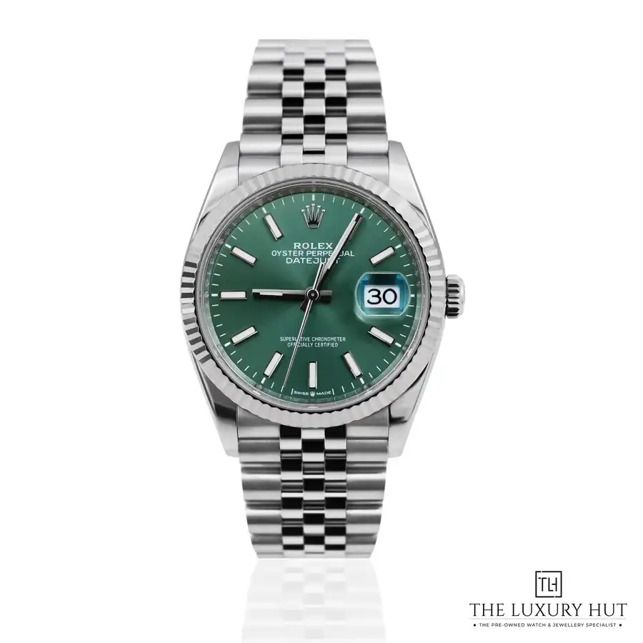 Rolex Datejust Steel Gold Mint Green Dial 126234