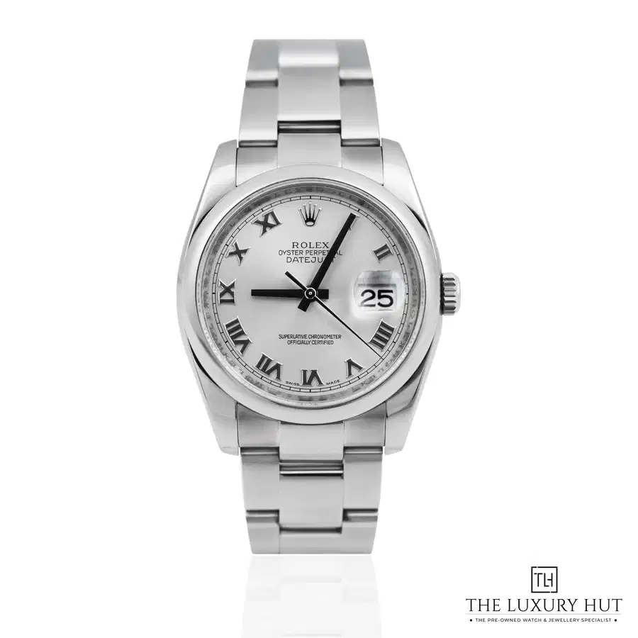 Rolex Datejust 36 Silver Roman 116200
