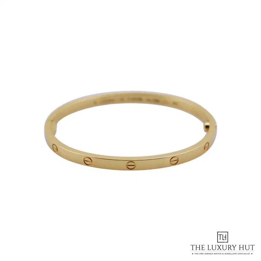 Cartier Small 18ct Yellow Gold Love Bangle Size 15