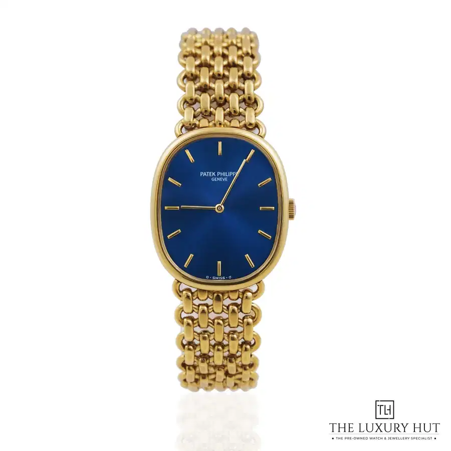 Patek Philippe Golden Ellipse Yellow Gold Blue 3848 001