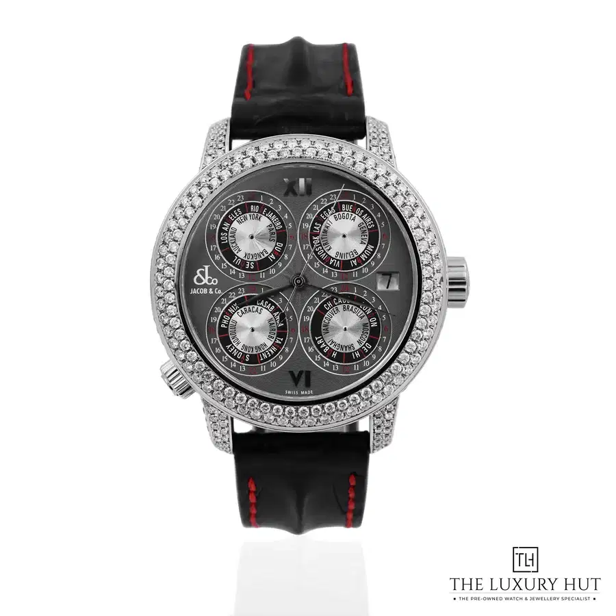 Jacob Co World GMT Limited Edition Grey Anthracite Dial