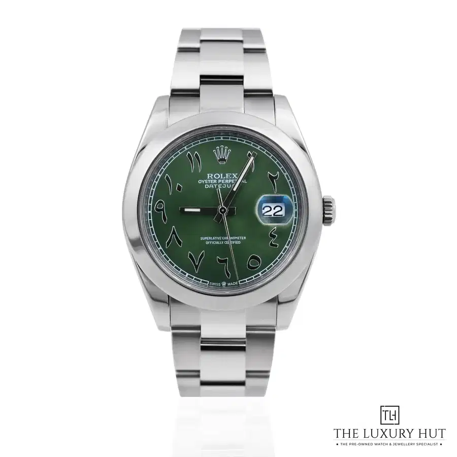 Rolex Datejust Steel 41 Green Arabic 126300