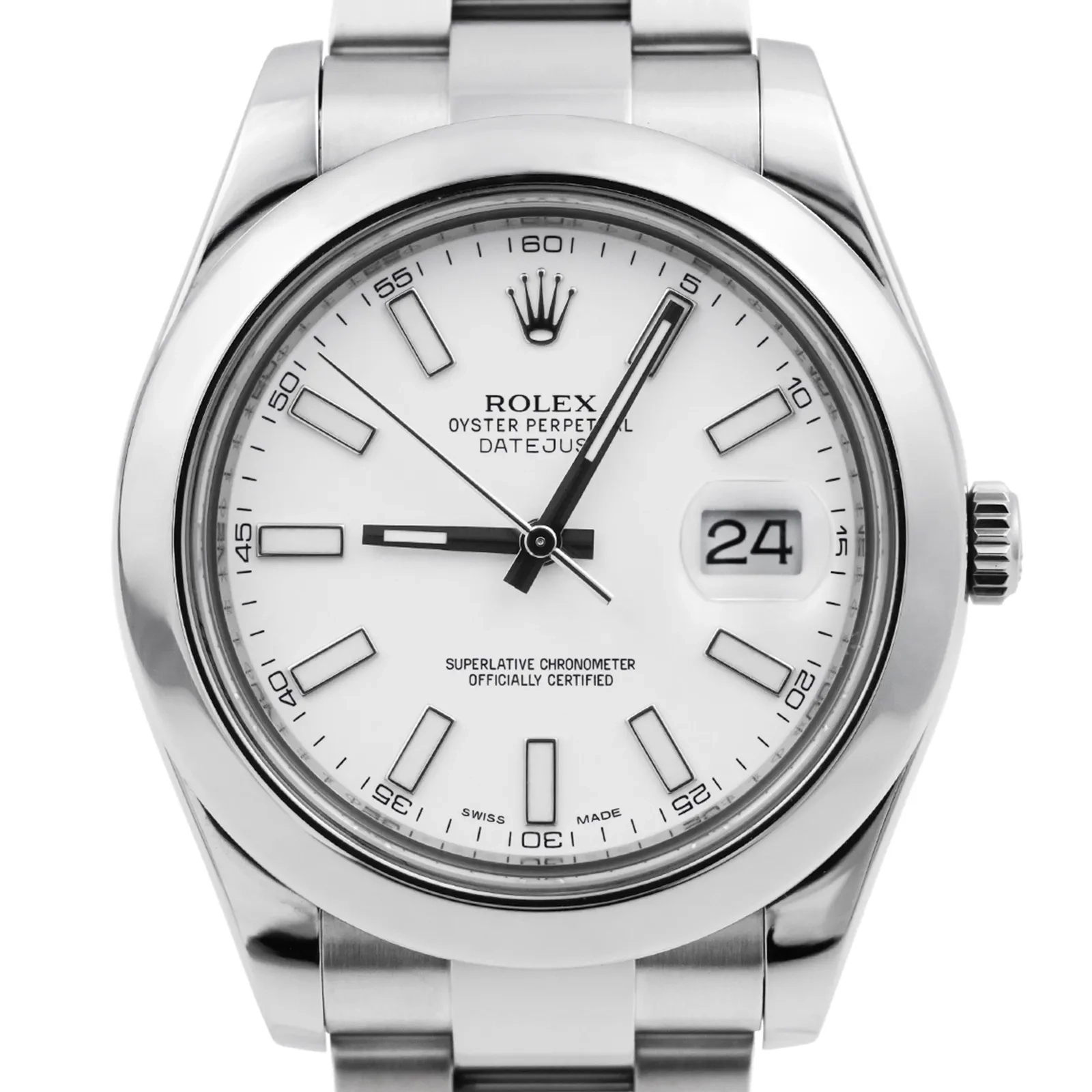 2026 10 01093236 36e2 4c16 97ce cdedded4d1b6Rolex Datejust II Steel 41mm White Baton Dial 53419 cr jpg webp