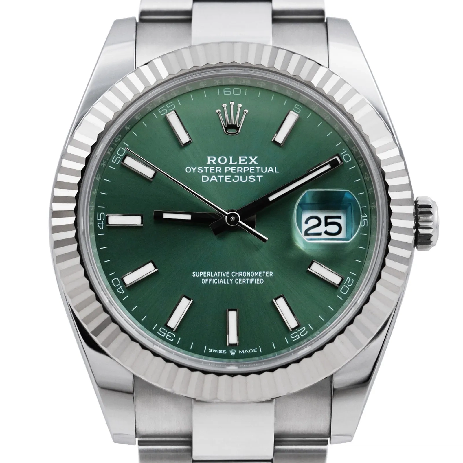 2026 10 286c22fd 0f8a 46d6 bb98 4d6480d144a7Rolex Datejust 41 Steel White Gold Mint Green 53527 cr jpg webp