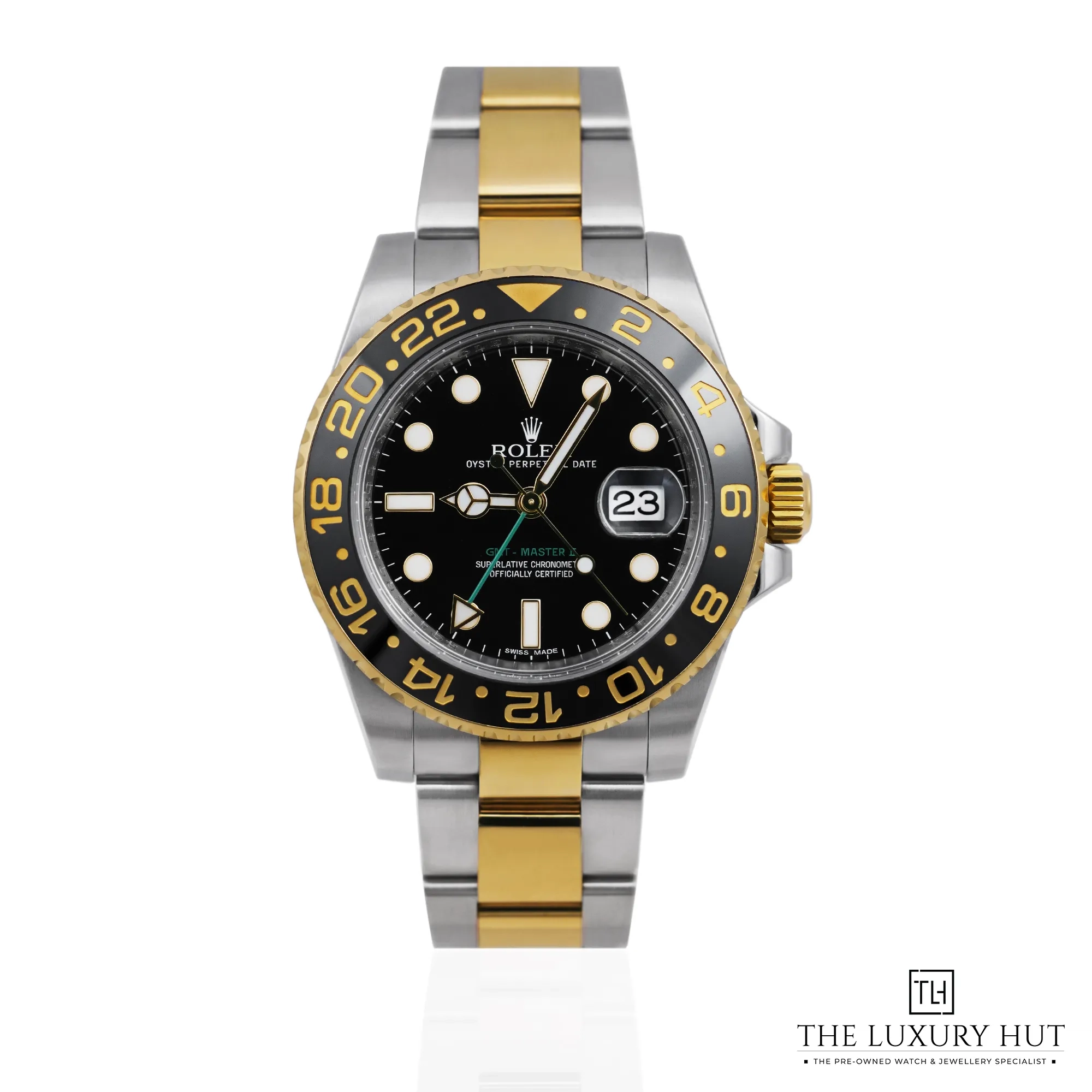 2026 10 28c2d083 e35a 46fd a1c2 490918d5559aRolex GMT Master II Steel Yellow Gold Black Dial 53477 a jpg webp
