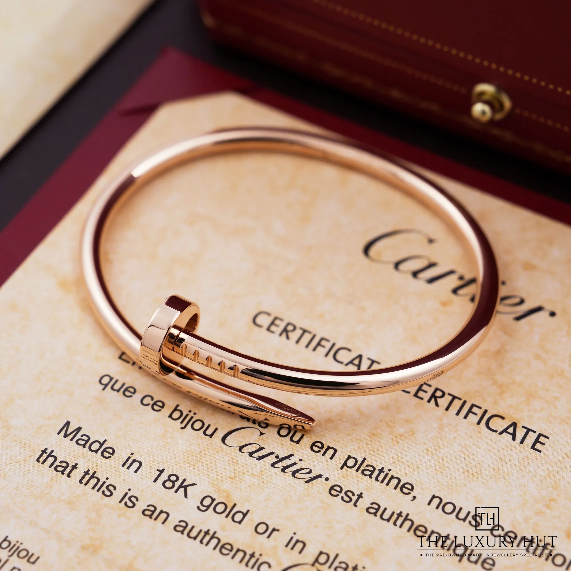 2026 10 2bdd9a72 5eca 4dae 94af 3ae634ebb51fCartier 18ct Rose Gold Juste Un Clou Bracelet LB1063 c jpg webp