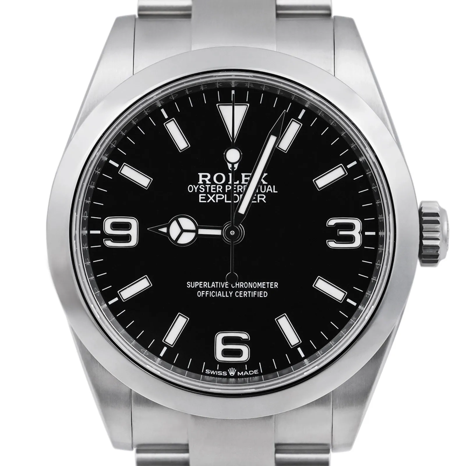 2026 10 33fb5de0 615b 47fd 861f 85764a589bcaRolex Explorer 40 Stainless Steel Black Dial 53520 cr jpg webp