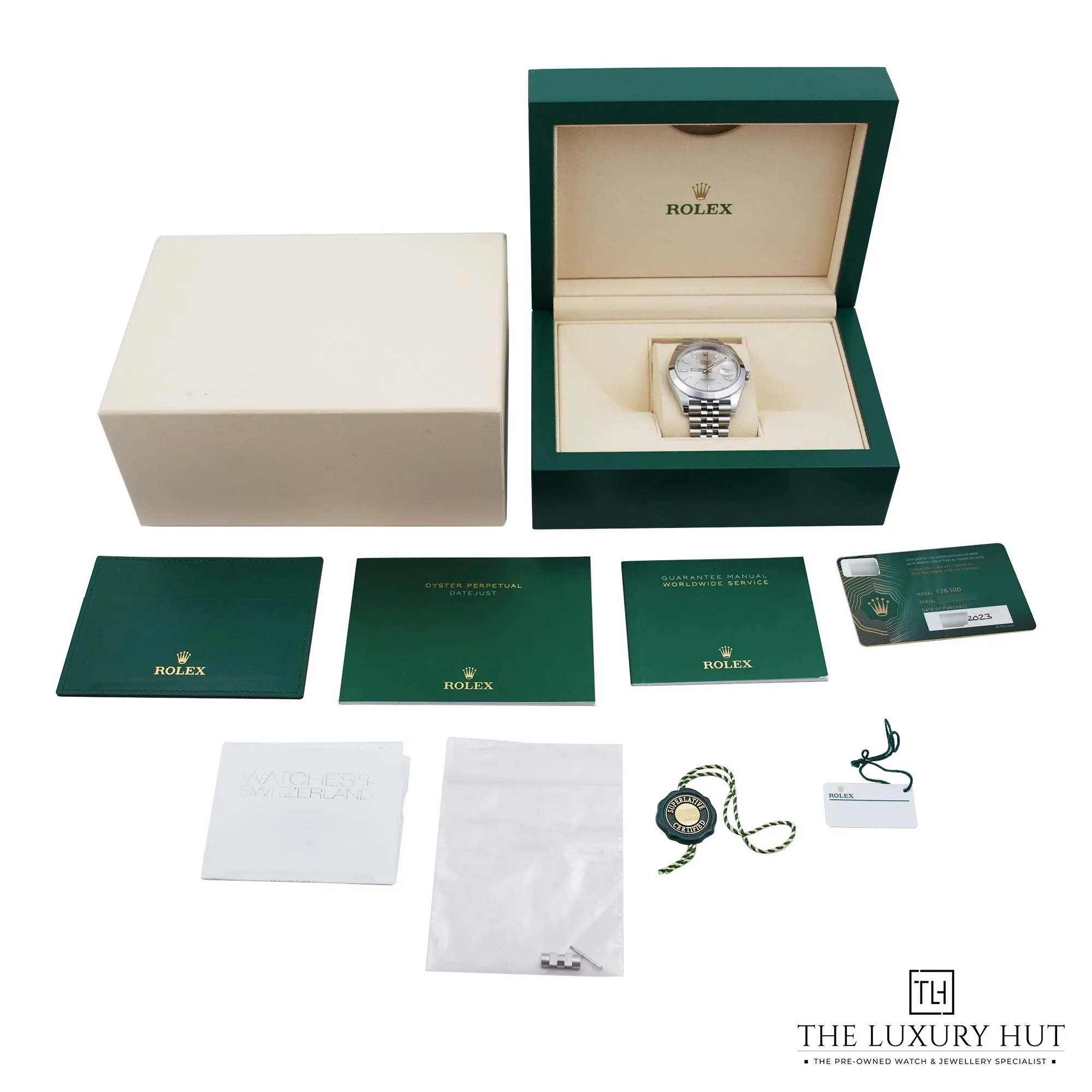 2026 10 36d01d12 146a 4459 99d9 adf0881f600bRolex Datejust Steel 41mm Silver Baton Dial LB1066 f jpg webp
