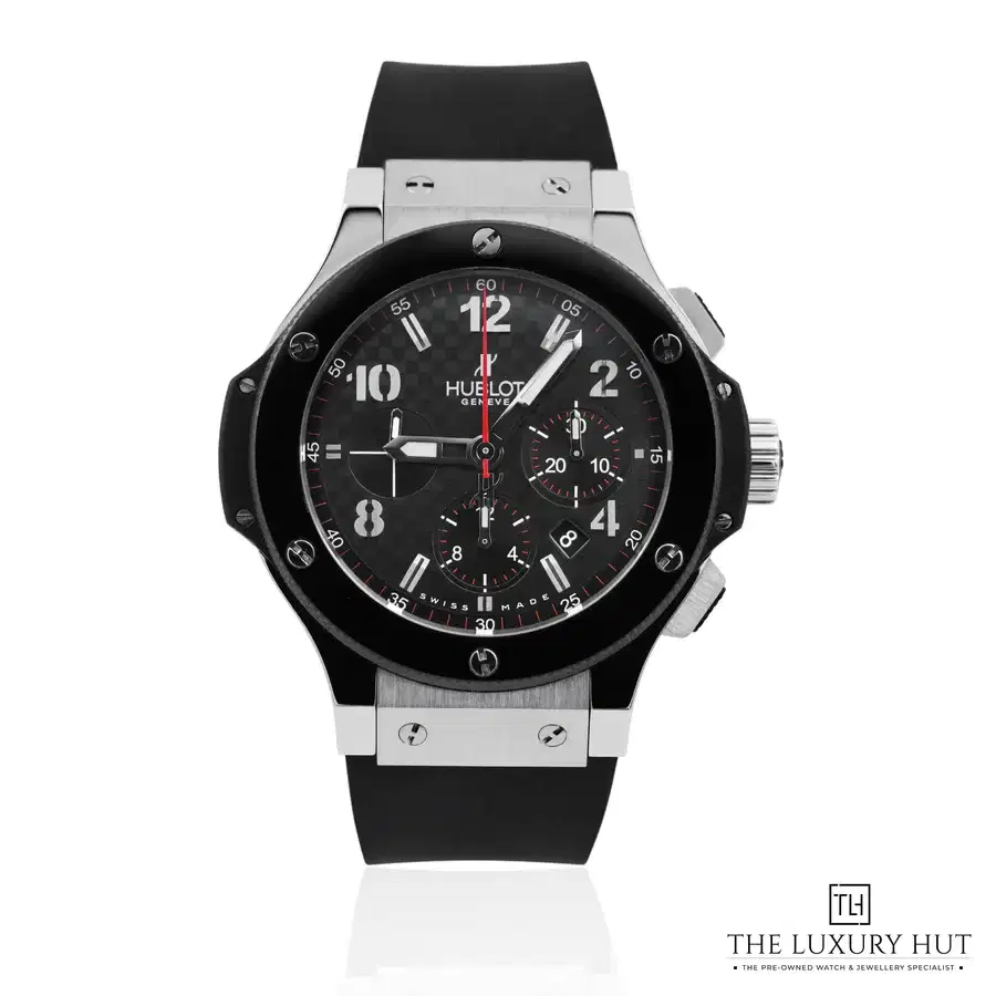 Hublot Big Bang Steel Ceramic Black Carbon Fibre Effect Dial