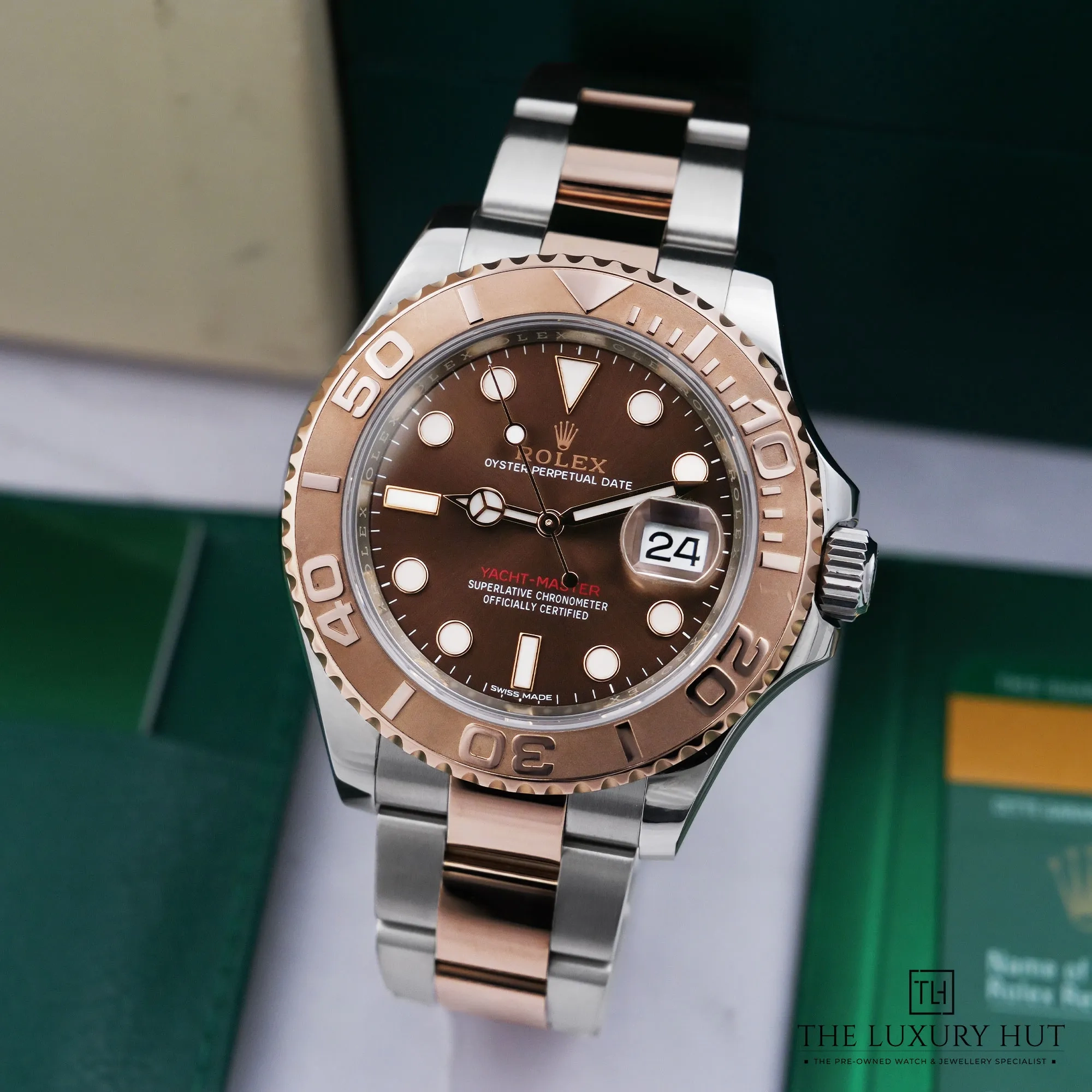 2026 10 6ec3dac2 ae98 4595 99e6 47e358da6a20Rolex Yacht Master Steel Everose Gold Chocolate Brown Dial 53460 b jpg webp