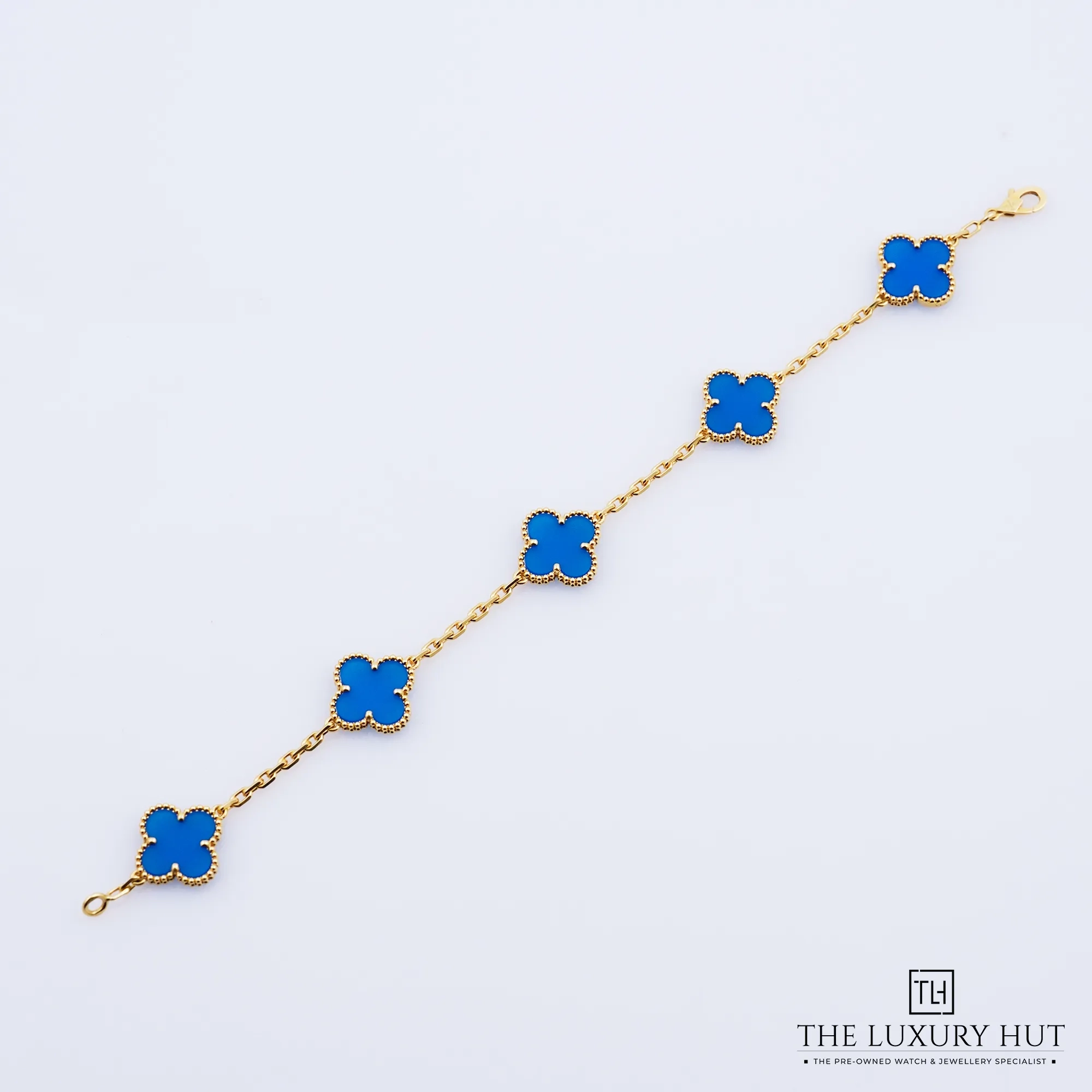 2026 10 7f4d70ee 7dc2 462b a753 6dbb20d4bed6Van Cleef Arpels Vintage Alhambra Gold Blue Agate Bracelet 53445 b jpg webp