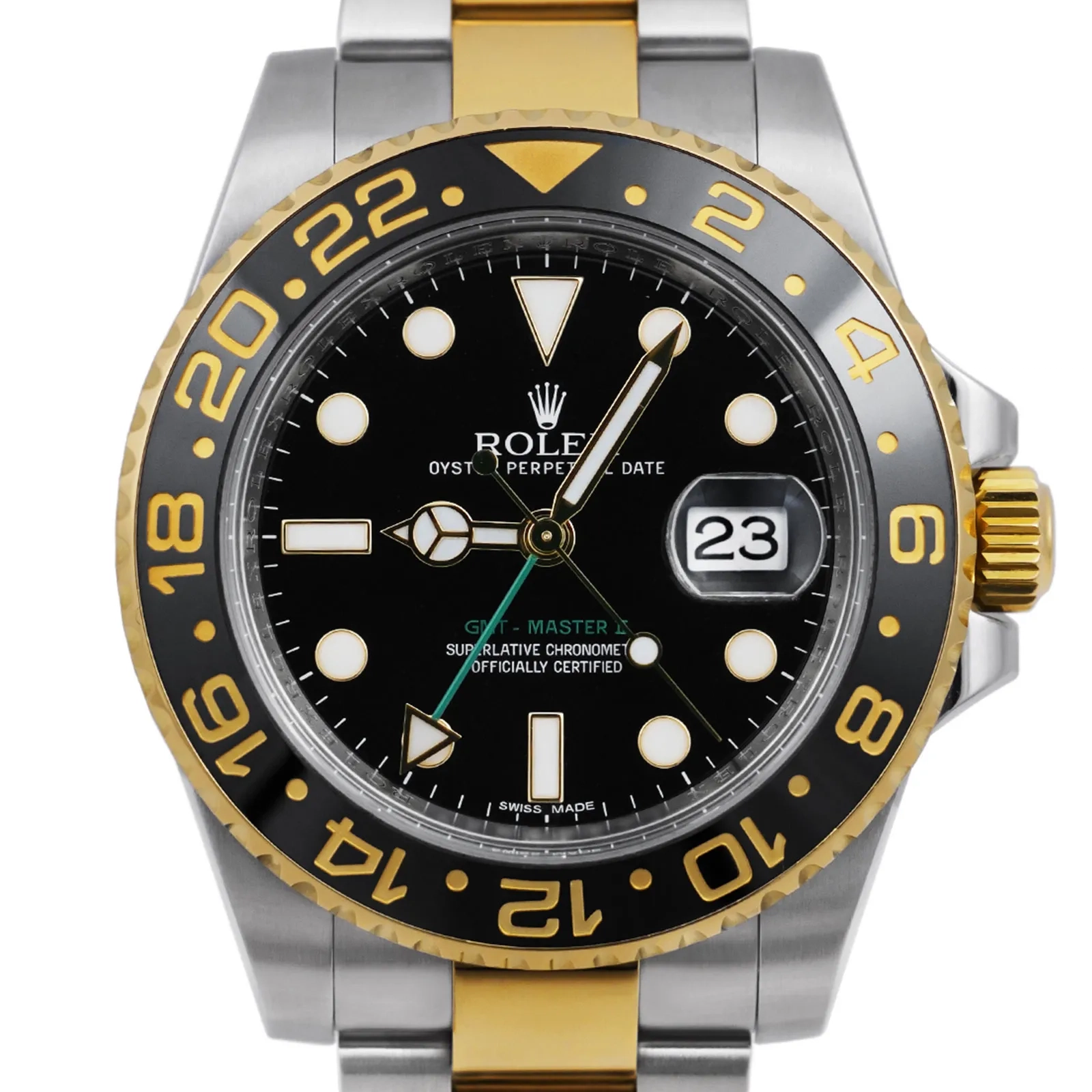 2026 10 8fef3ae0 97f0 44ee b343 64978a7c10c1Rolex GMT Master II Steel Yellow Gold Black Dial 53477 cr jpg webp