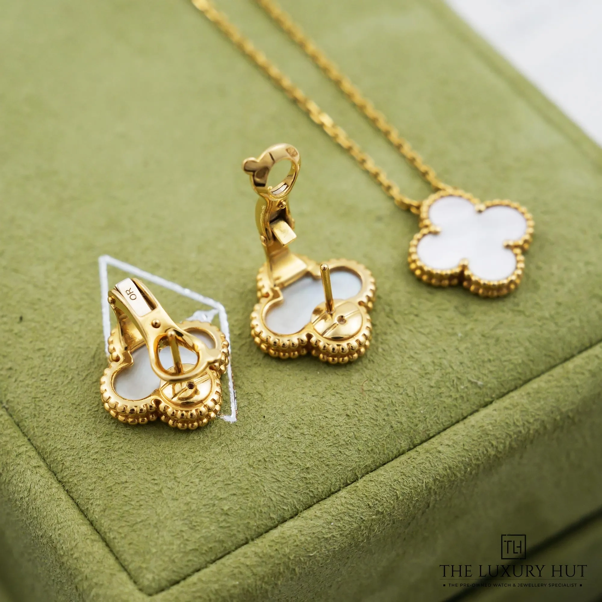2026 10 9c0d72f5 89a2 4a3b 8443 0b8025901653Van Cleef Arpels Gold MOP Necklace Earrings Set LB1078 LB1079 d jpg webp