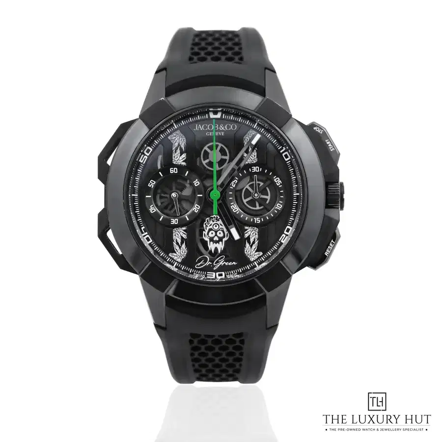 Jacob Co Epic x Chrono Dr Green Limited Edition Chronograph Titanium