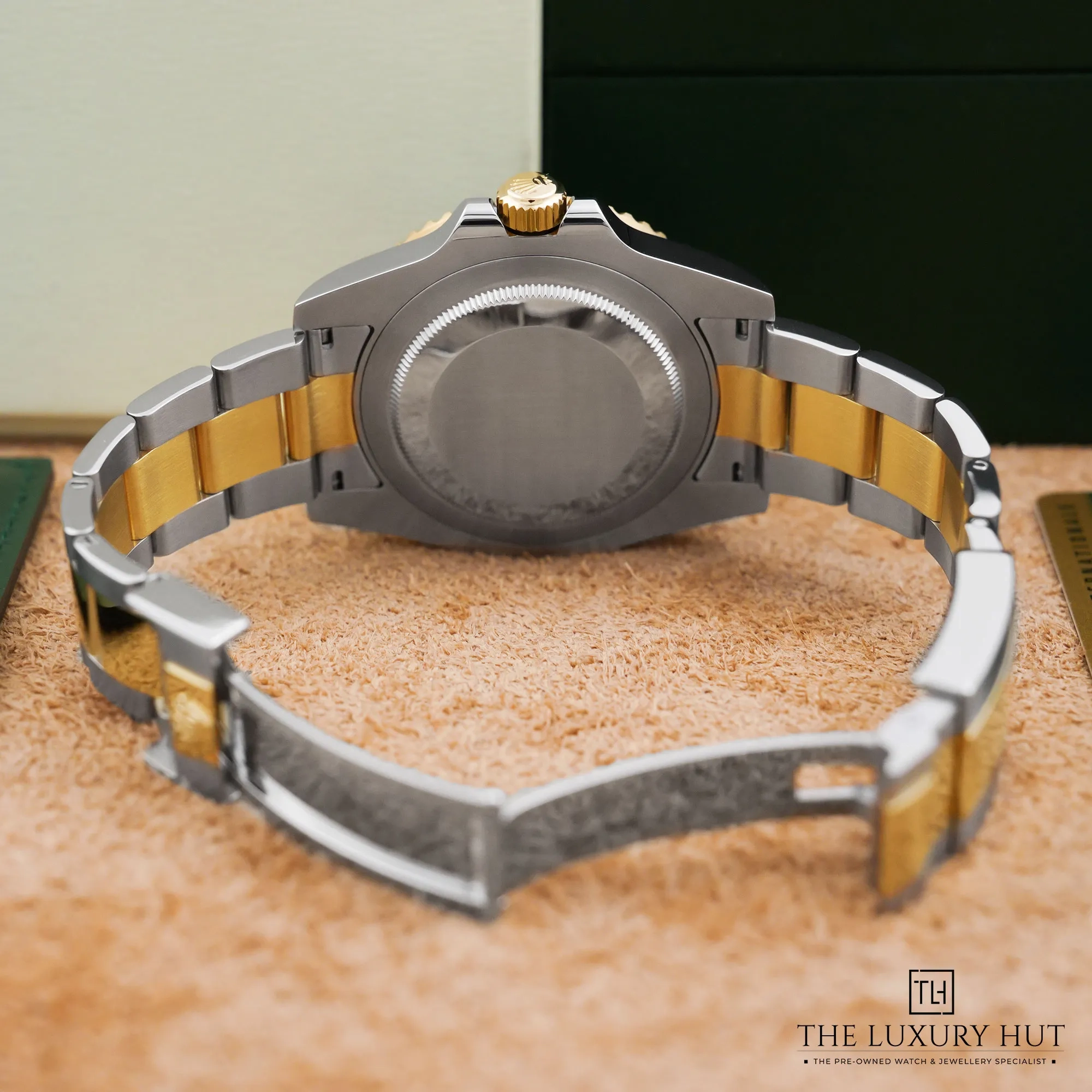 2026 10 cdc845bb 63f7 4b62 b854 d43039d5f472Rolex GMT Master II Steel Yellow Gold Black Dial 53477 d jpg webp