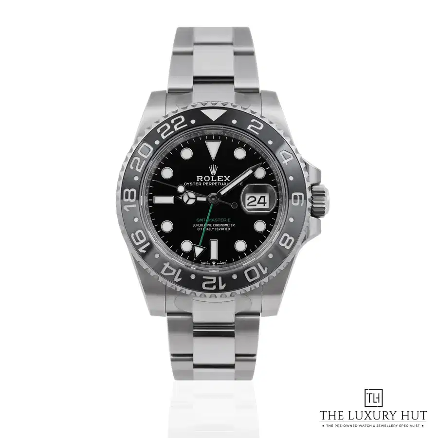Rolex GMT Master II Bruce Wayne Steel Black 126710GRNR