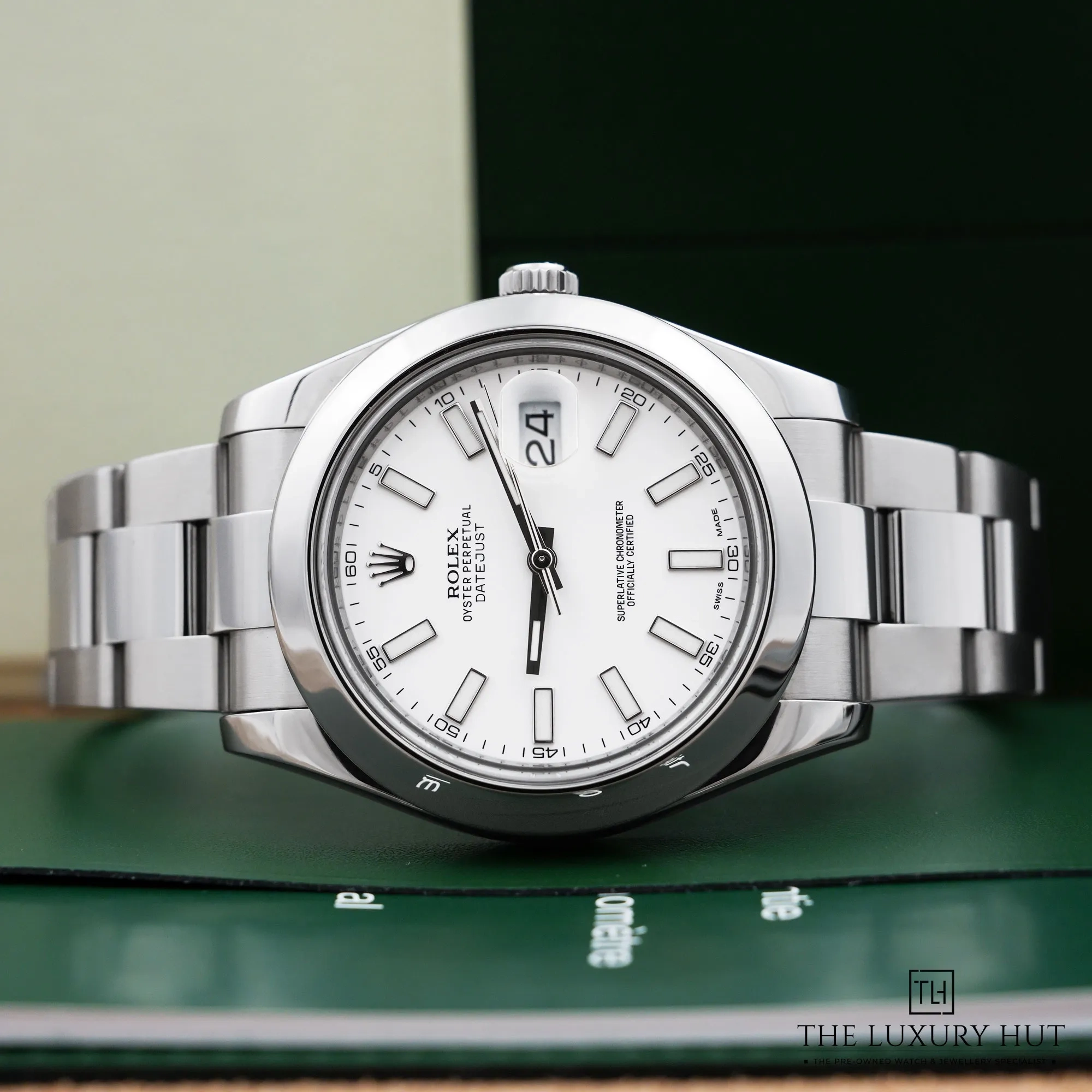 2026 10 e35444d8 4d60 46be 944f a96089d5aeb7Rolex Datejust II Steel 41mm White Baton Dial 53419 c jpg webp