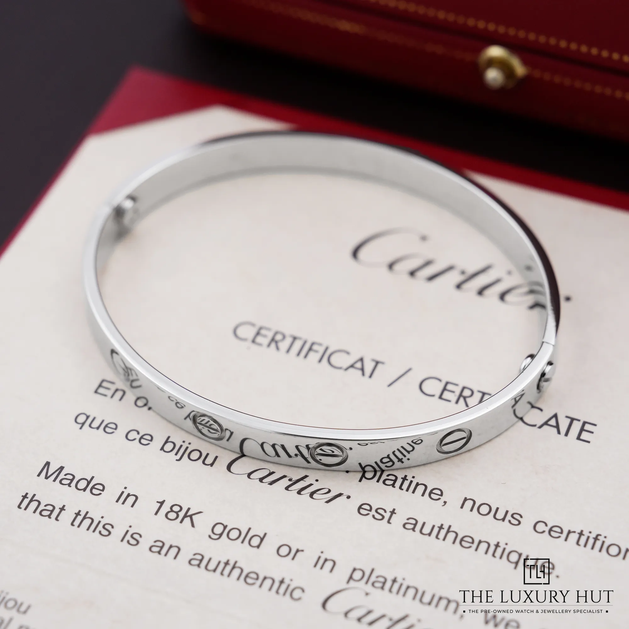 2026 10 ef4933dd 327b 4d10 90f5 da73590c2103Cartier LOVE Bracelet Classic Model 18ct White Gold 53464 b jpg webp