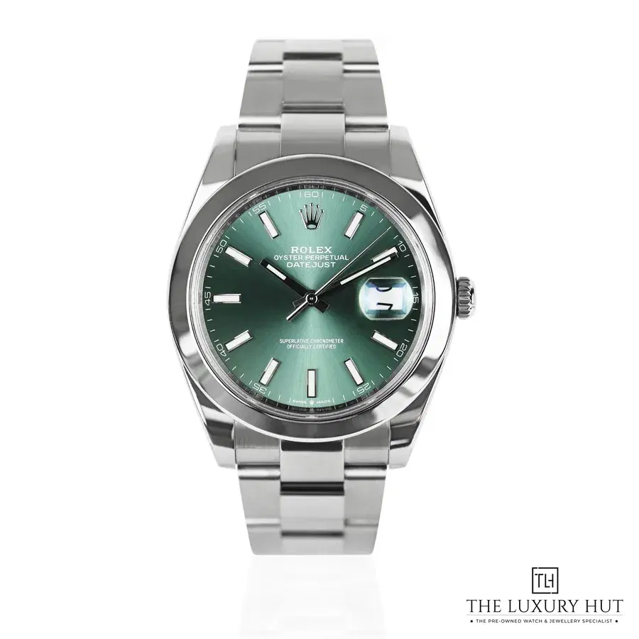 Rolex Datejust 41mm Stainless Steel Mint Green Dial 126300