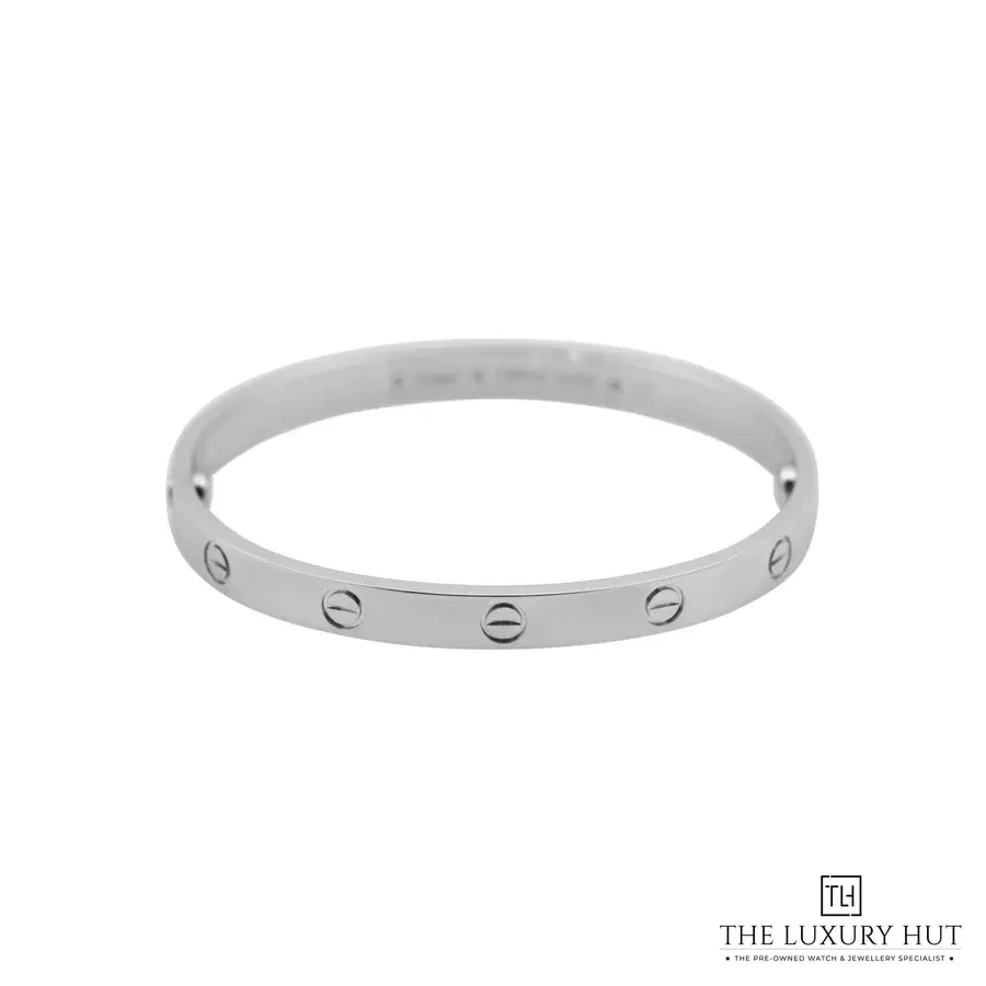 Cartier 18ct White Gold LOVE Bangle Classic Model 18