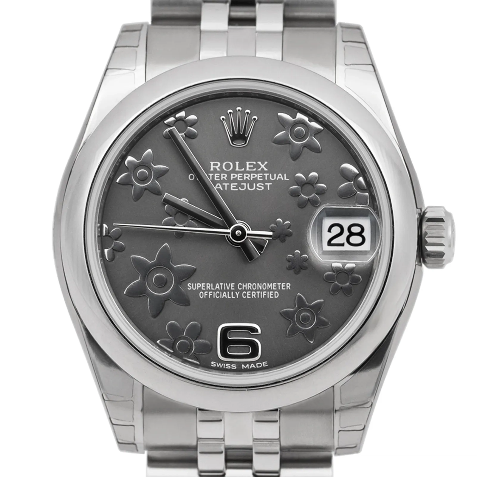 6cf6902f-a277-4b3f-bdaa-b1980e2221f2Rolex_Lady_Datejust_Steel_Slate_Floral_Motif_Dial_LB778-cr.webp