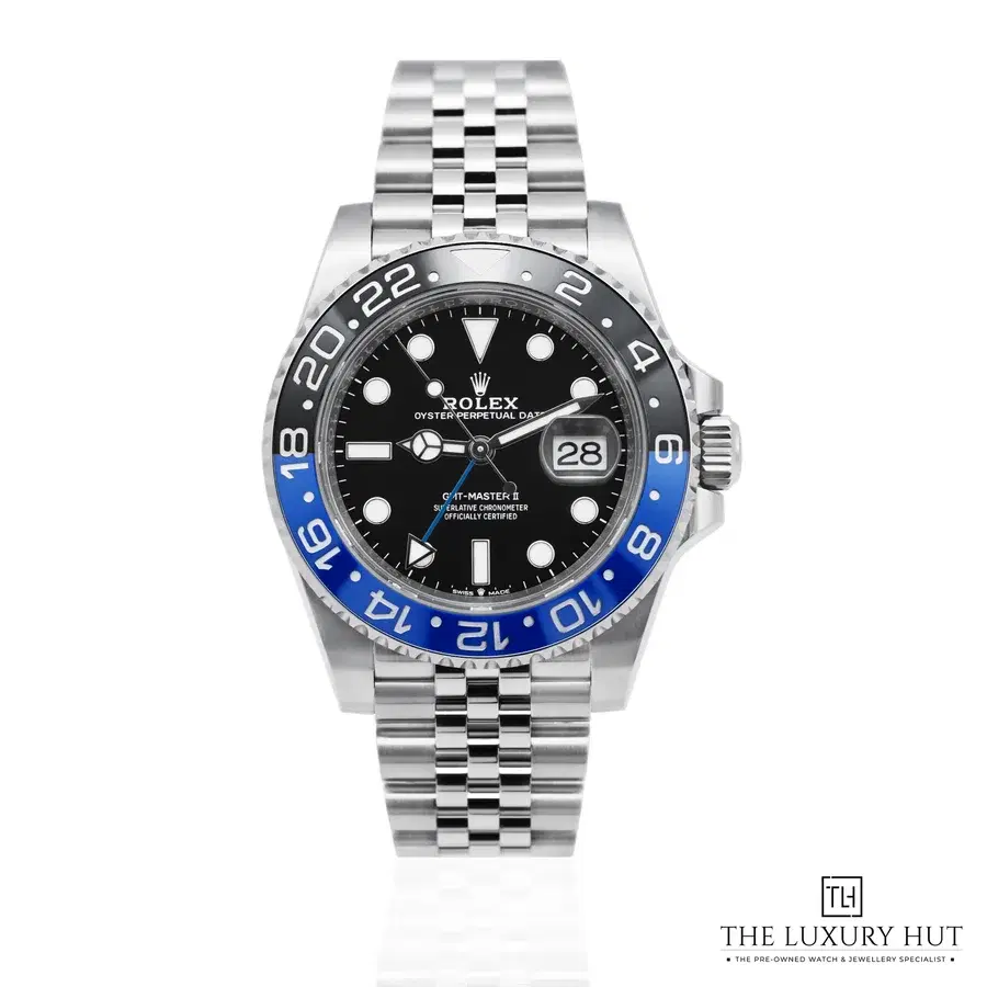 Rolex GMT Master II Batgirl Steel 40 Black Dial Ref 126710BLNR
