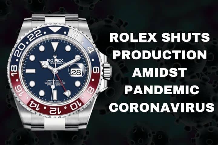 rolex shuts productions