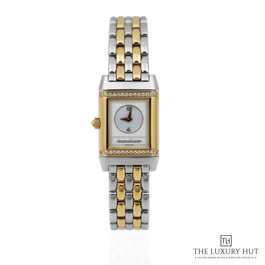 Jaeger LeCoultre Reverso Duetto Steel Yellow Gold Silver MOP Dial