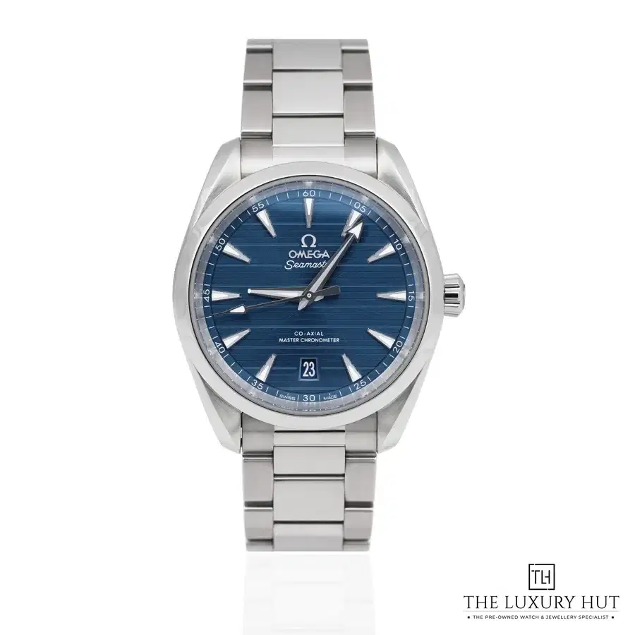 Omega Seamaster Aqua Terra 150M Blue Teak Pattern Dial