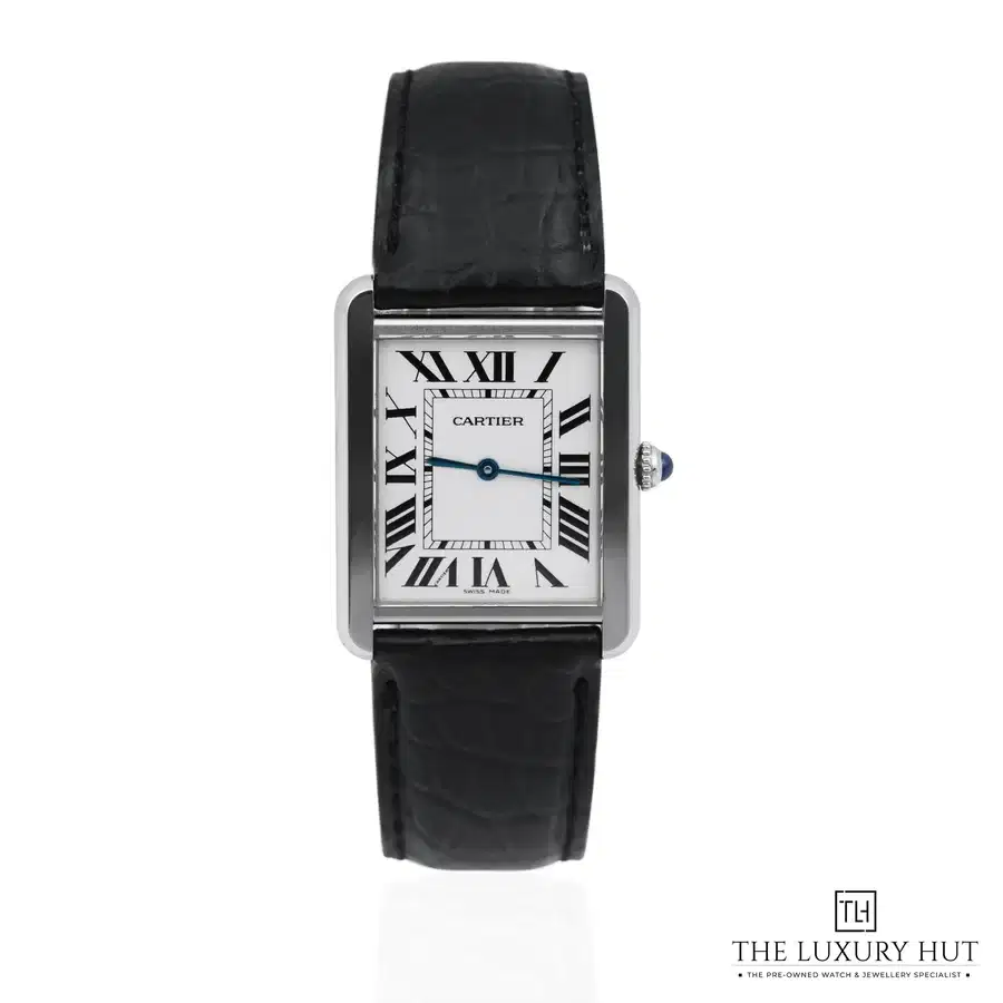 Cartier Tank Solo Large Silver Roman Dial